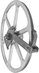 Biro 14 inch upper saw wheel with hinge replacement part 51183