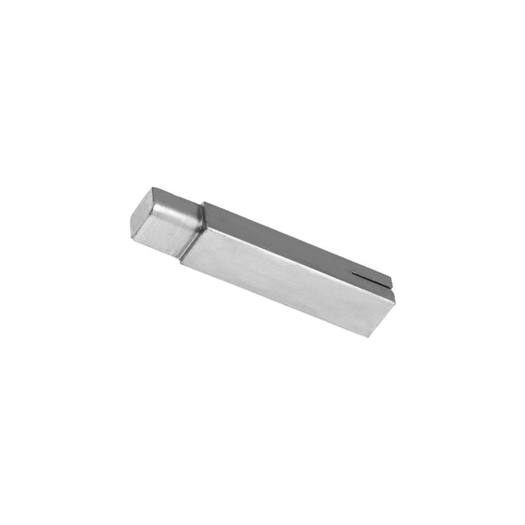 11032 - Saw Guide, Lower w/Plug Stainless Steel
