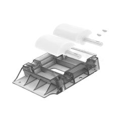 14146 - Hopper Bottom, Clear 5 Oz. (Grooved)