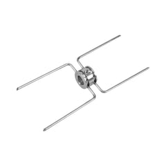 25009 - Skewer, Double, Stainless Steel