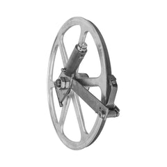51128 - Upper Saw Wheel Assembly, Fixed Head Hinge Plate 16"