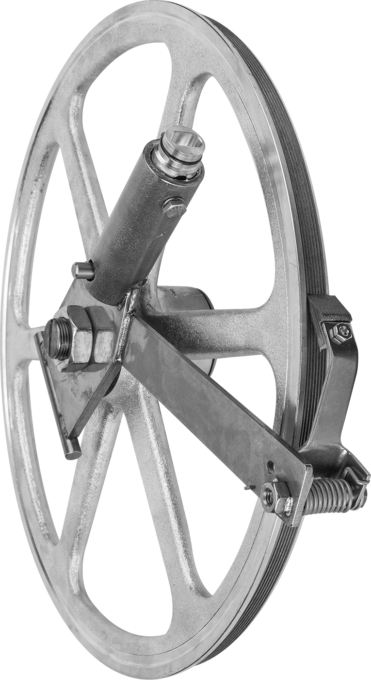 Biro 14 inch UPPER SAW WHEEL with HING(FIXED HEAD) replacement part 51184 by Papco Parts