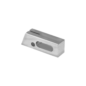 11023 - Saw Guide, Upper w/Plug Stainless Steel